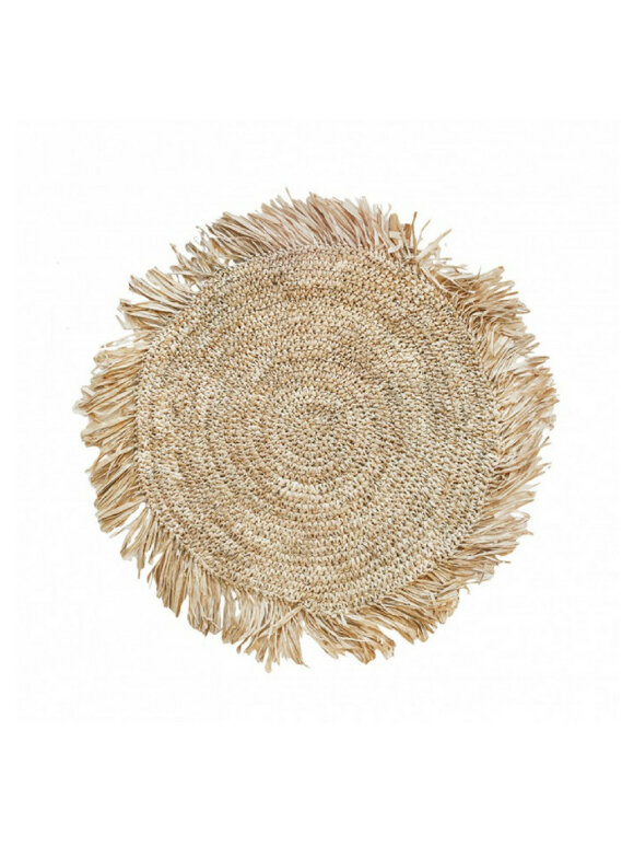 Bazar Bizar - The Fringe Raffia Placemat