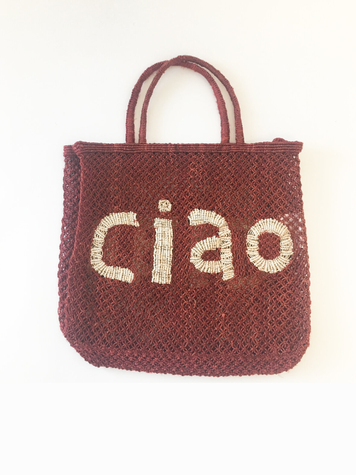 The Jacksons Ciao Large Jute Bag - Multi