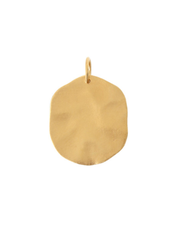 Stine A - Big Hammered Coin Pendant