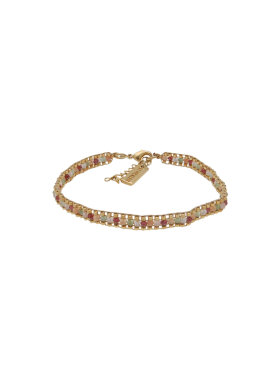 By Mickleit - Vævet armbånd med gemstone