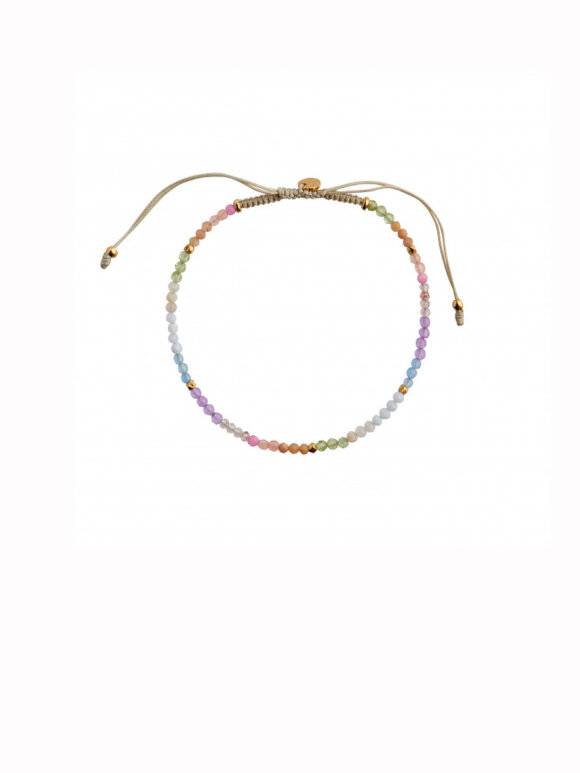 Stine A - Soft Rainbow Ribbon Bracelet