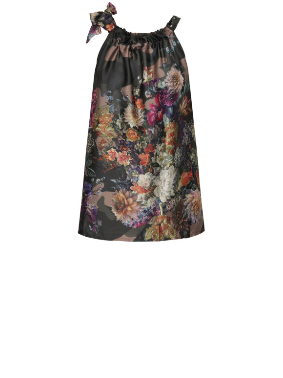 Karmamia - Ruffle Tie Top - Black
