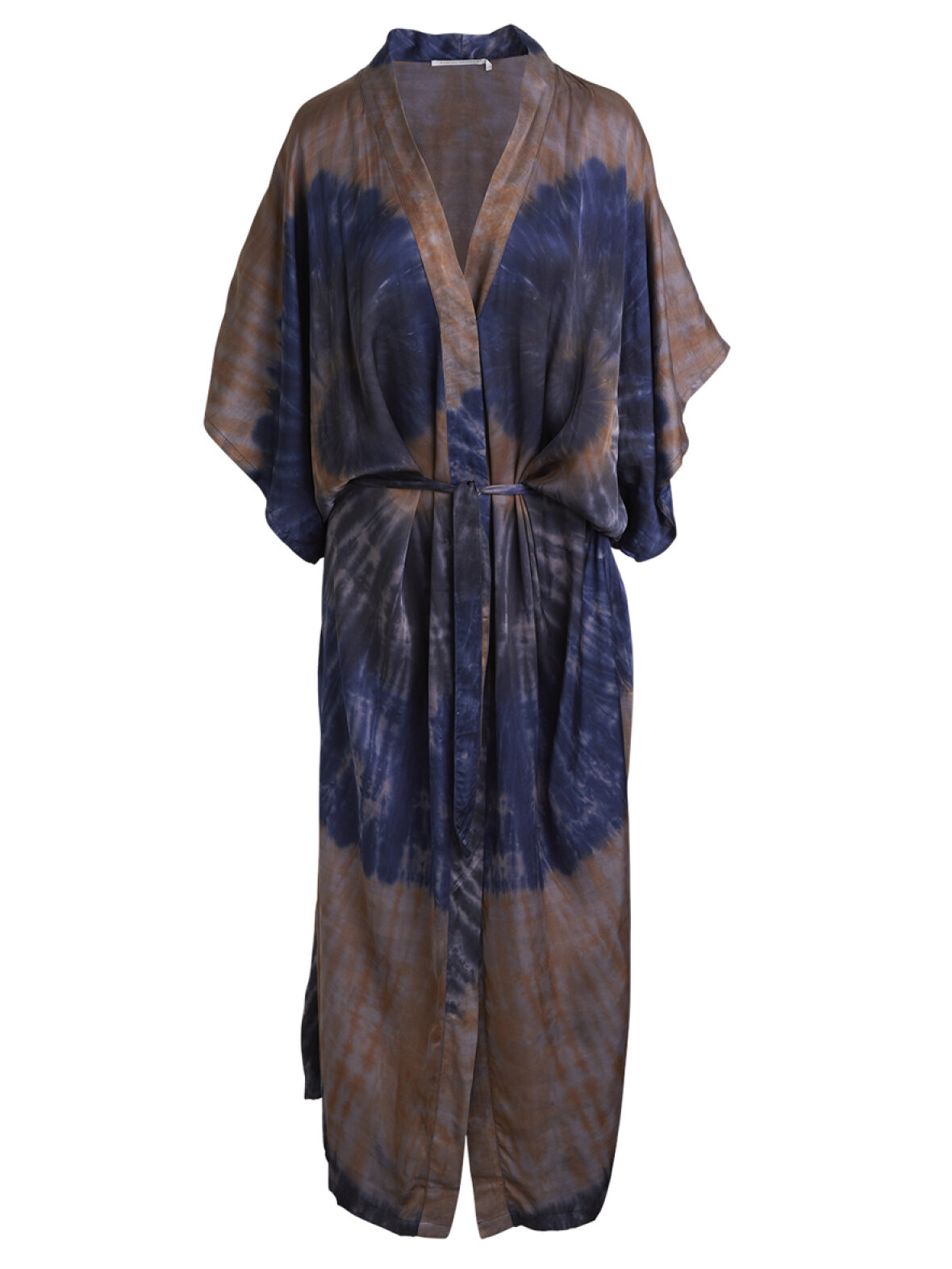 sector grava golf A'POKE - Rabens Saloner Alesandra Kimono Blue Combo - Shop lang kimono