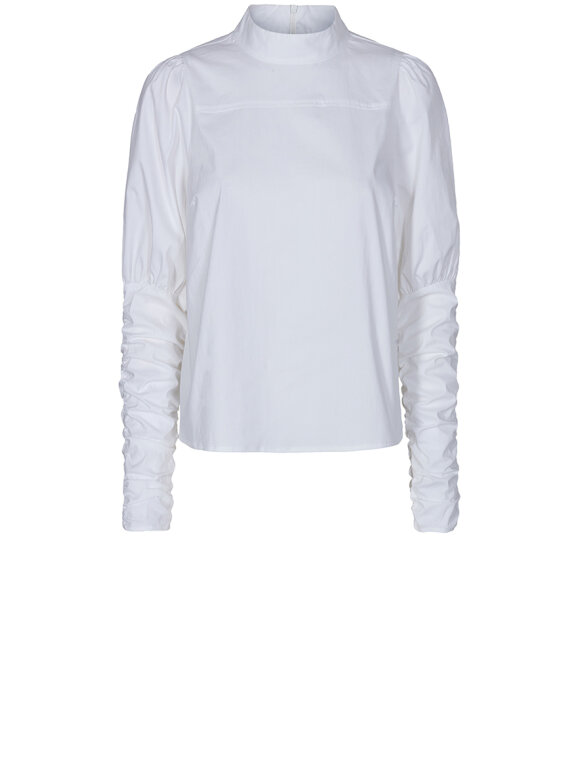 Co'Couture - Moulin Poplin Puff Blouse