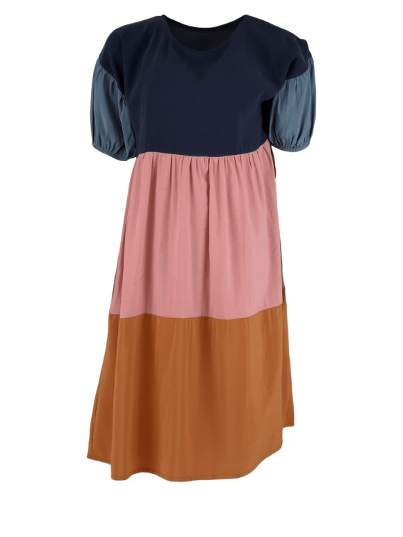 Black Colour - Kenza Cupro Dress