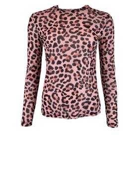 Black Colour - Annie Mesh Blouse