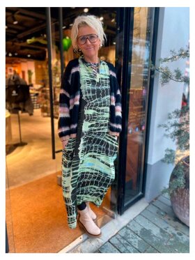 Black Colour - Tori Brused Cardigan 