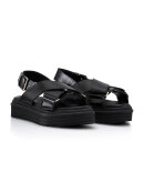 Shoe Biz Copenhagen - Sila Black Mix Sandal