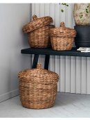 House Doctor - Basket w. Lid Medium