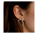 Stine A - Midnight Sparkle Long Earring Right
