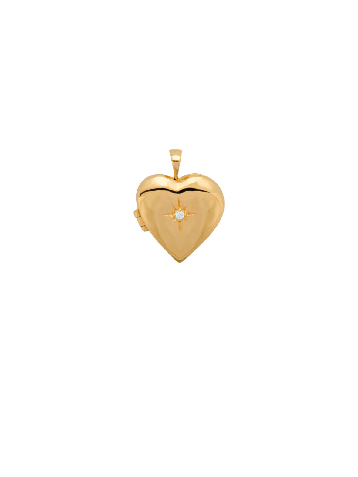 A'POKE - Heart Of Gold Necklace Charm Gold