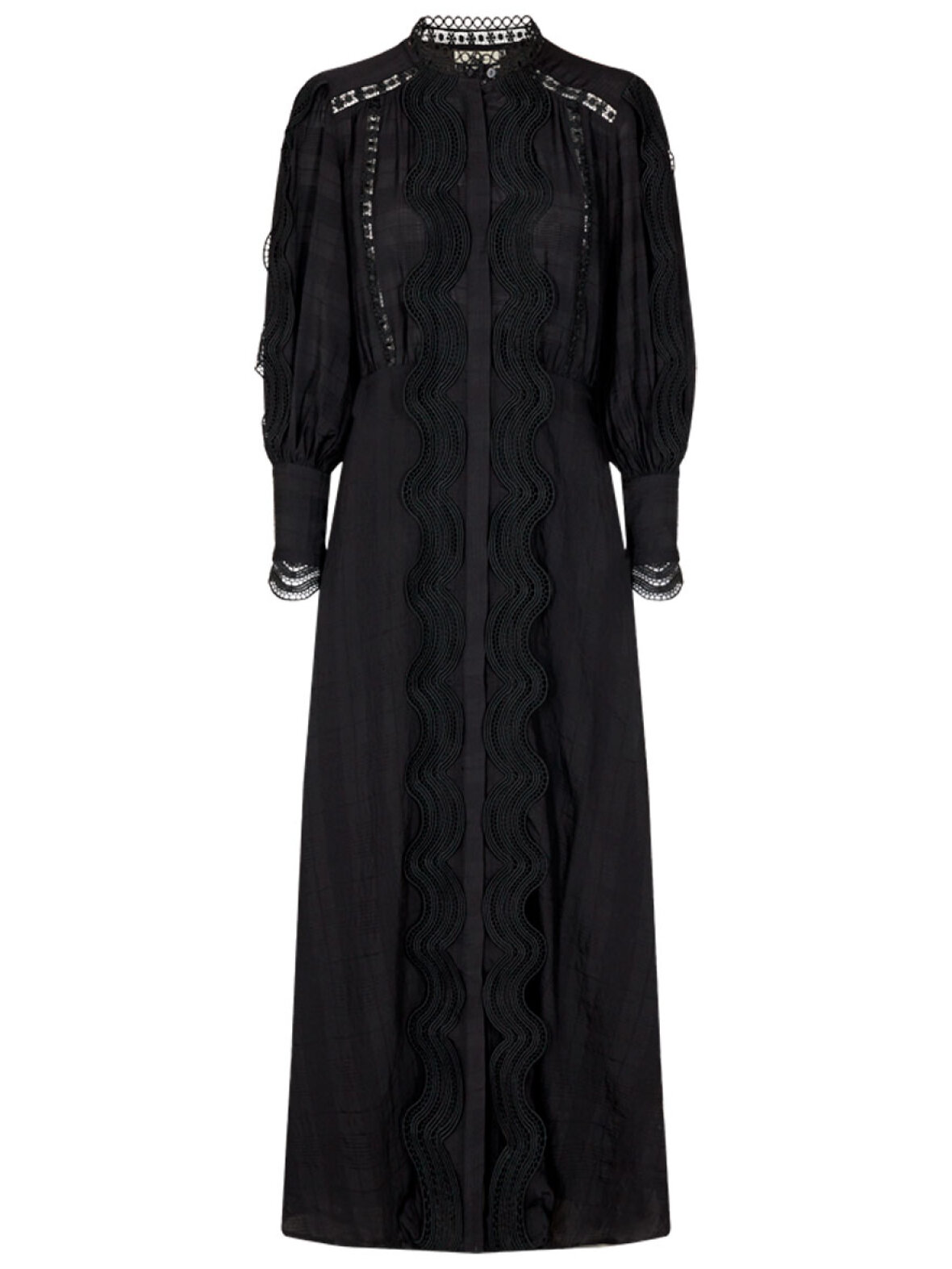 omdrejningspunkt Machu Picchu teori A'POKE - Copenhagen Muse Ultra Long Dress Black - Shop lang blonde kjole