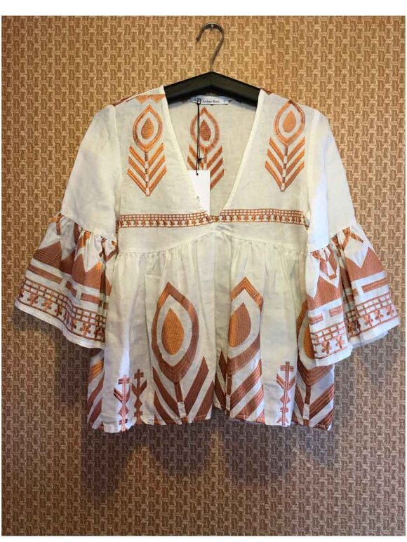 Greek Archaic Kori - Embroidery Blouse