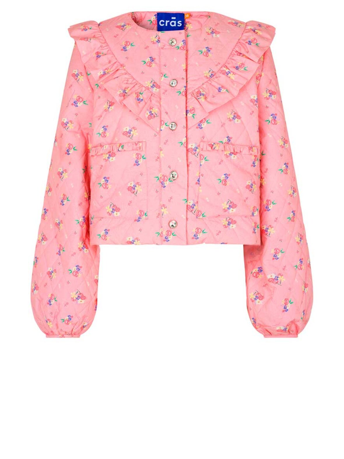 A'POKE - Crás Fleurcras Jacket Fleur - Shop lyserød quiltet jakke