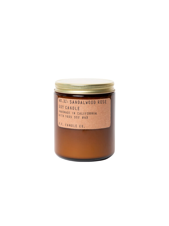 P.F. Candle Co. - NO. 32 Sandalwood Rose Soy Candle Standard 