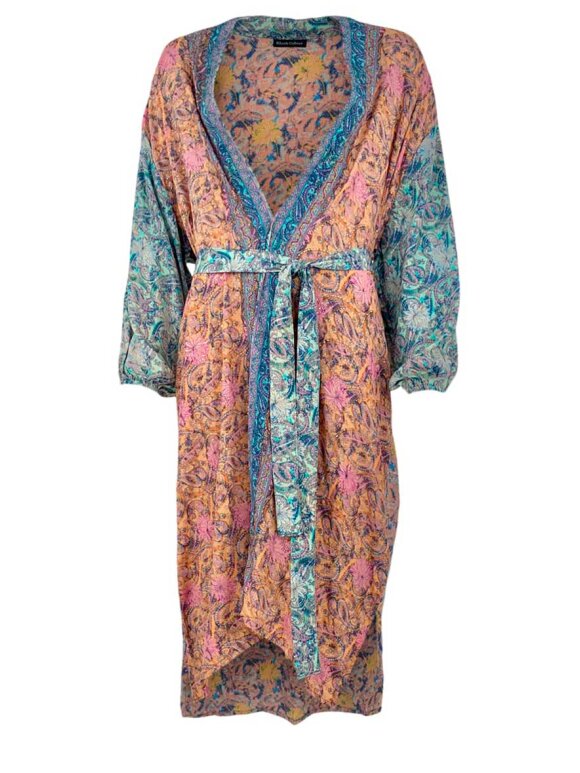 Black Colour - Luna Long Kimono
