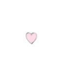 Stine A - Petit Love Heart Light Pink Enamel Silver