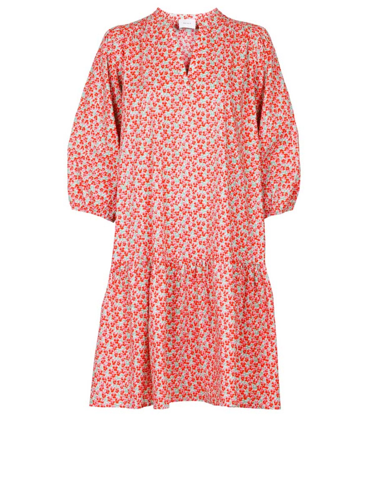 visdom kød drivende A'POKE - Neo Noir Sammy Orchid Dress Coral - Shop blomstret kjole