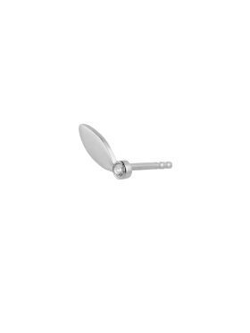 Stine A - Big Dot Leaf Earring