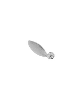 Stine A - Big Dot Leaf Earring