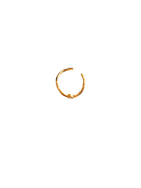 Stine A - Wavy Ear Cuff with Stone