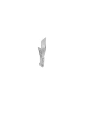 Stine A - Twisted Hammered Creol Earring Right