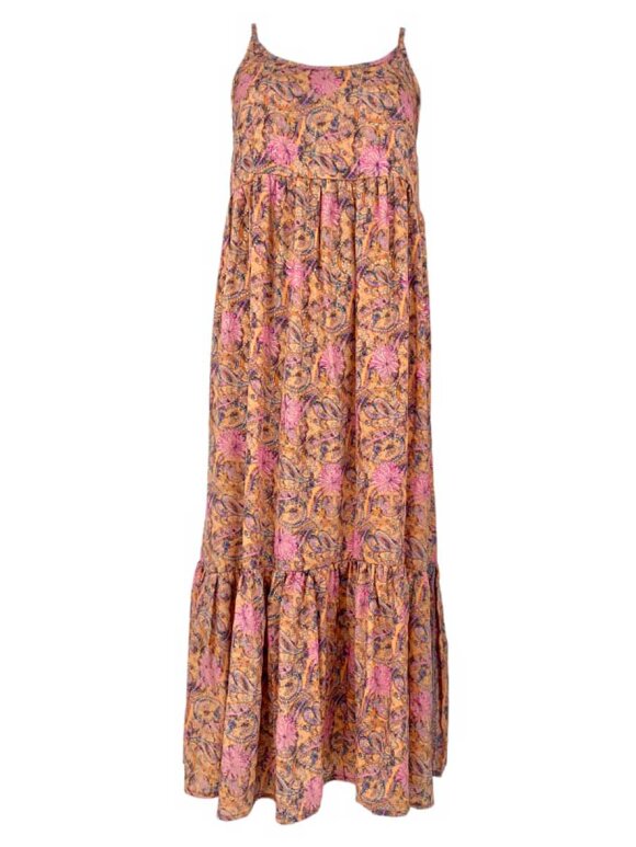 Black Colour - Luna Vero Boho Strap Dress