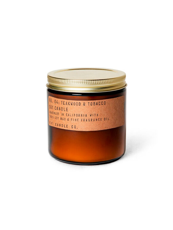 P.F. Candle Co. - NO. 04 Teakwood & Tobacco Soy Candle Large