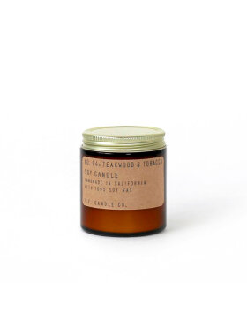 P.F. Candle Co. - NO. 04 Teakwood & Tobacco Soy Candle Small
