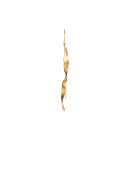 Stine A - Long Twisted Hammered Earring with Chain 