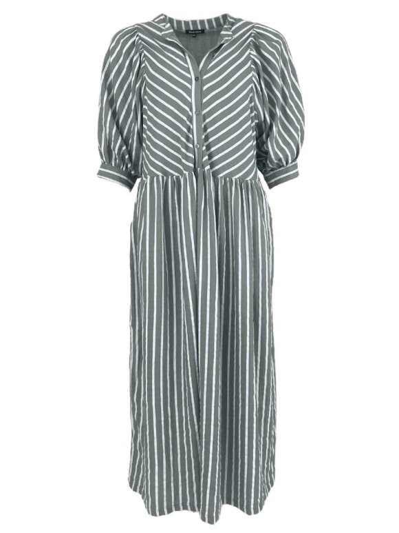 Black Colour - Nel Striped Dress