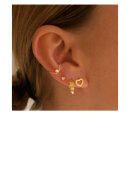 Stine A - Petit Open Love Heart Earring