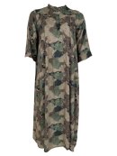 Black Colour - Kenna Camouflage Dress