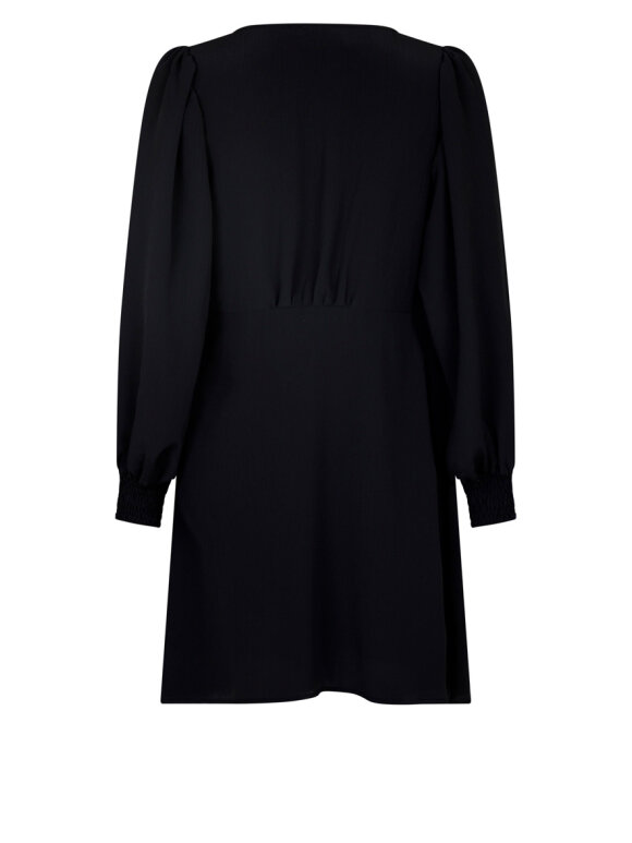 A'POKE - Neo Noir Tez Mini Crepe Dress 