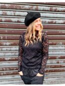 Black Colour - Eloise Lace Blouse
