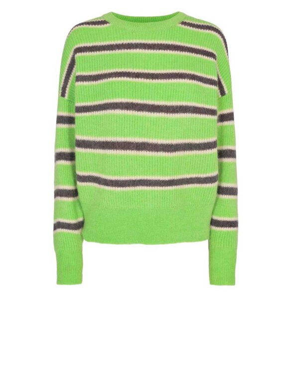 Co'Couture - Leona Stripe Rib O-Knit