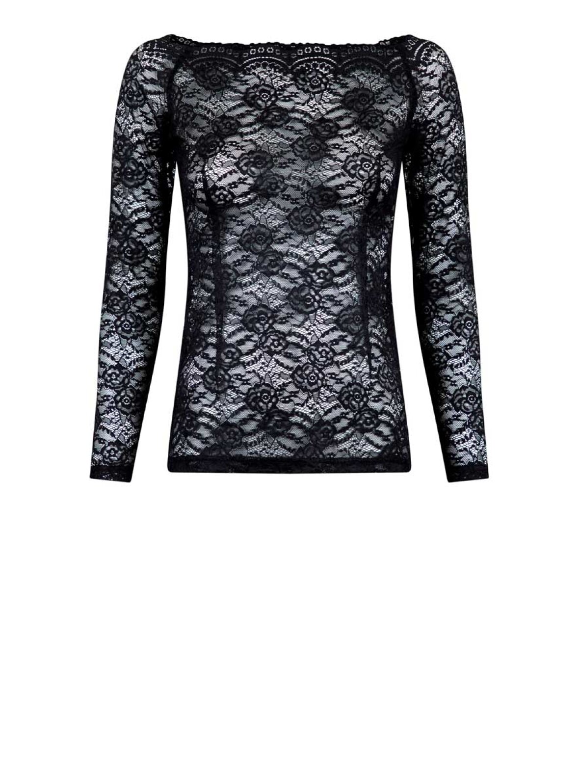 Leia overdraw Thriller A'POKE - Neo Noir Casadi Blouse Black - Shop sort blondebluse