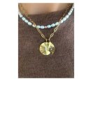 Stine A - White Pearls & Candy Stones Necklace