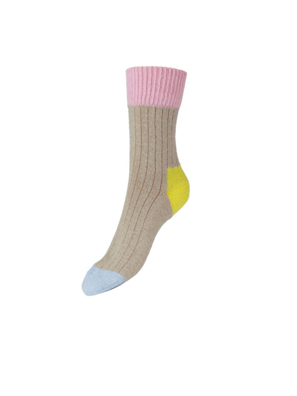 Dear Denier - Esther Cashmere Contrast Sock