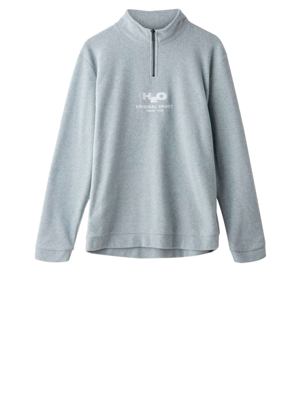 A'POKE H2O Sportswear Blåvand Fleece Half Zip Light Melange