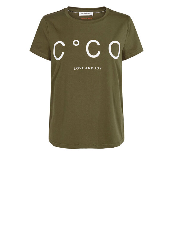 over Vejfremstillingsproces uanset A'POKE - CoCouture Coco Signature Tee Army
