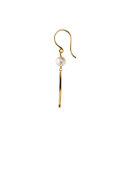 Stine A - Bella Moon Earring w Pearl