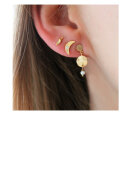 Stine A - Petit Bella Moon Earring Gold