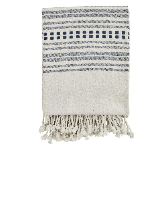 Madam Stoltz - Striped Woven Throw