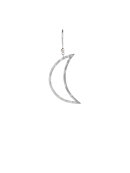 Stine A - Big Bella Moon Earring with Stones