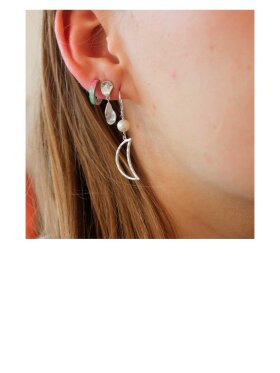 Stine A - Bella Moon Earring w Pearl