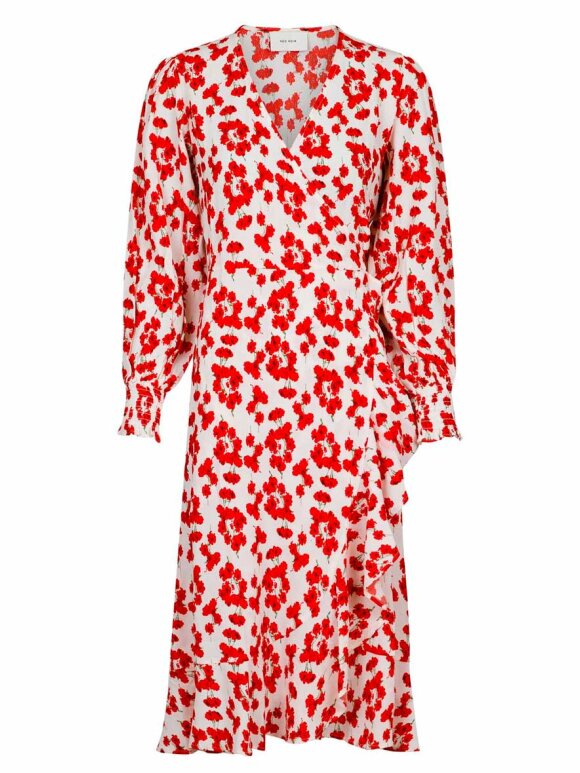Neo Noir - Eva Fading Poppy Dress