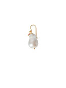 Stine A - Baroque Pearl Earring with Gemstone