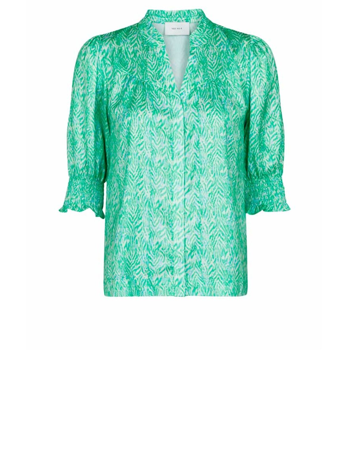 Formode Brandy backup A'POKE - Neo Noir Diana Ditsy Glow Blouse Green