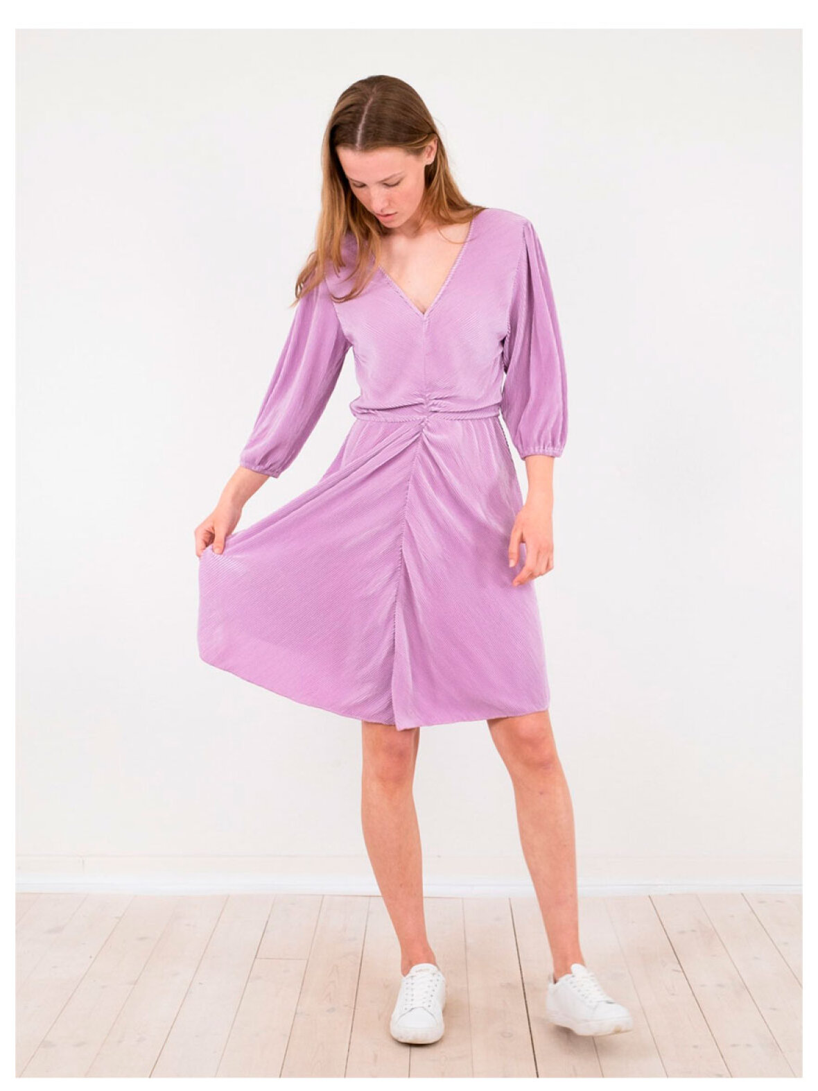 A'POKE Neo Noir Lexie Solid Dress Lavender
